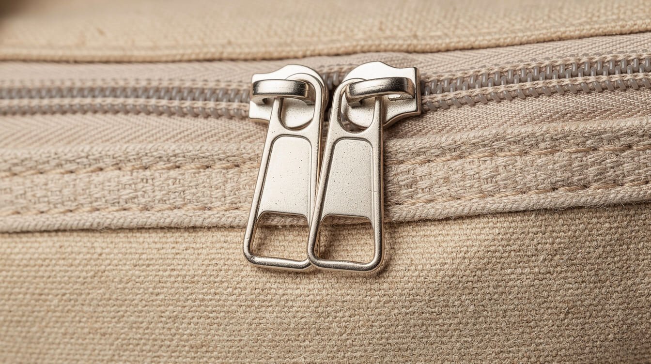 tote bag with zip top closure