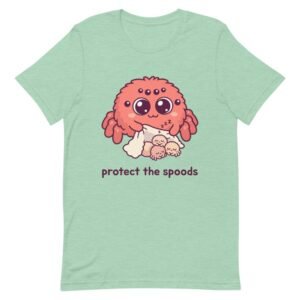 protect the spoods cute jumping spider