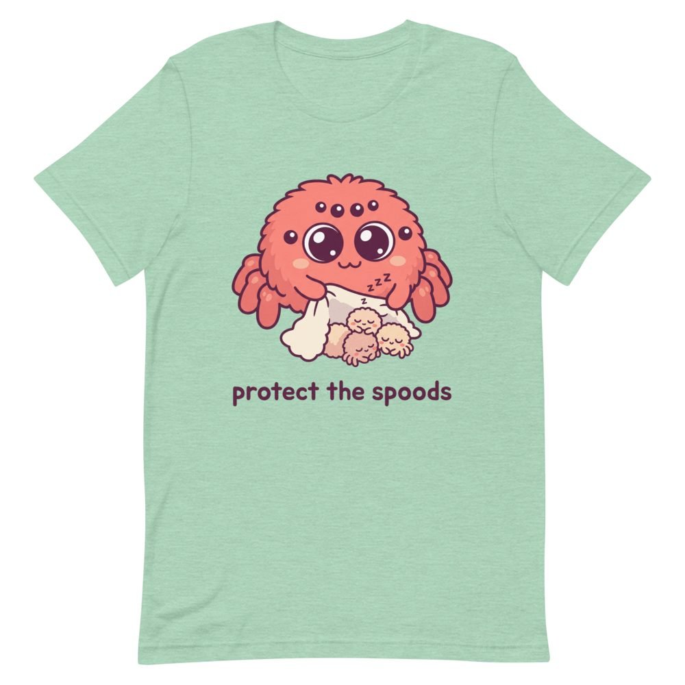 protect the spoods cute jumping spider