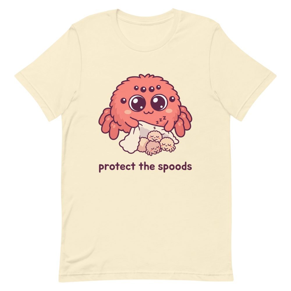 Protect the Spoods Cute Jumping Spider T-Shirt — front view